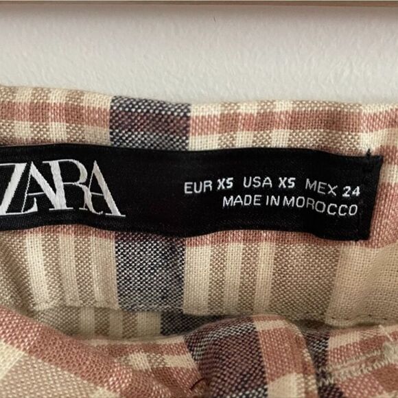 💝Zara Asymmetrical Plaid Skirt - Picture 4 of 5